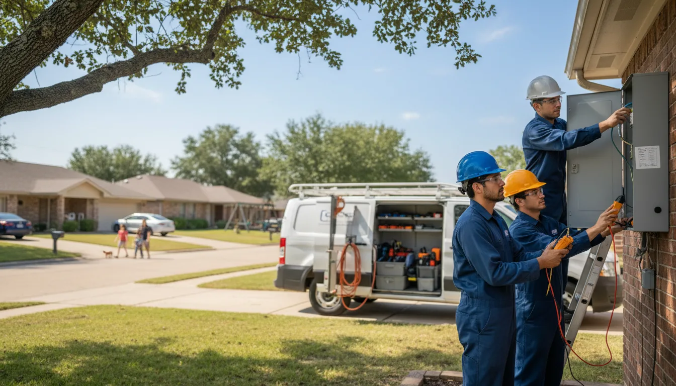 Certified electrician providing emergency electrical services in Rolfe, IA
